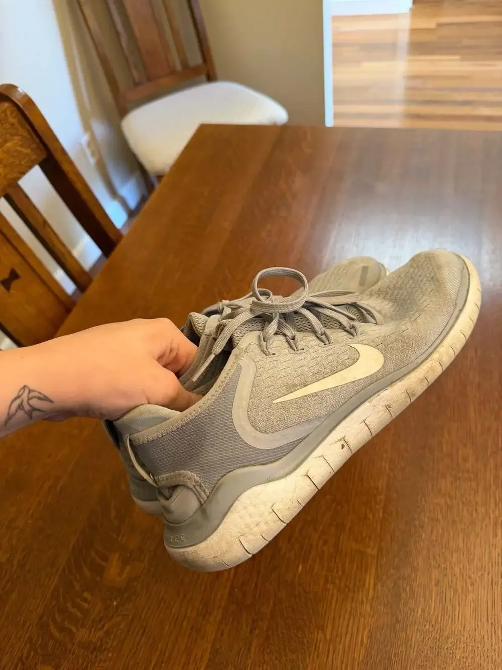 Nike Free RN 2018 Running Shoes - Wolf Grey/Volt